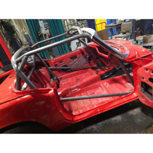 JP Triumph Spitfire MK2 Weld In Roll Cage Kit fitted view