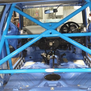 JP VW Lupo Half Cage fitted view