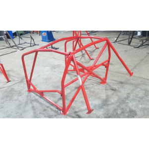 JP Vauxhall Corsa D/E VXR Bolt In Multipoint Competition Roll Cage fitted view