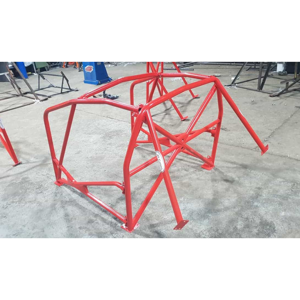 JP Vauxhall Corsa D/E VXR Bolt In Multipoint Competition Roll Cage fitted view