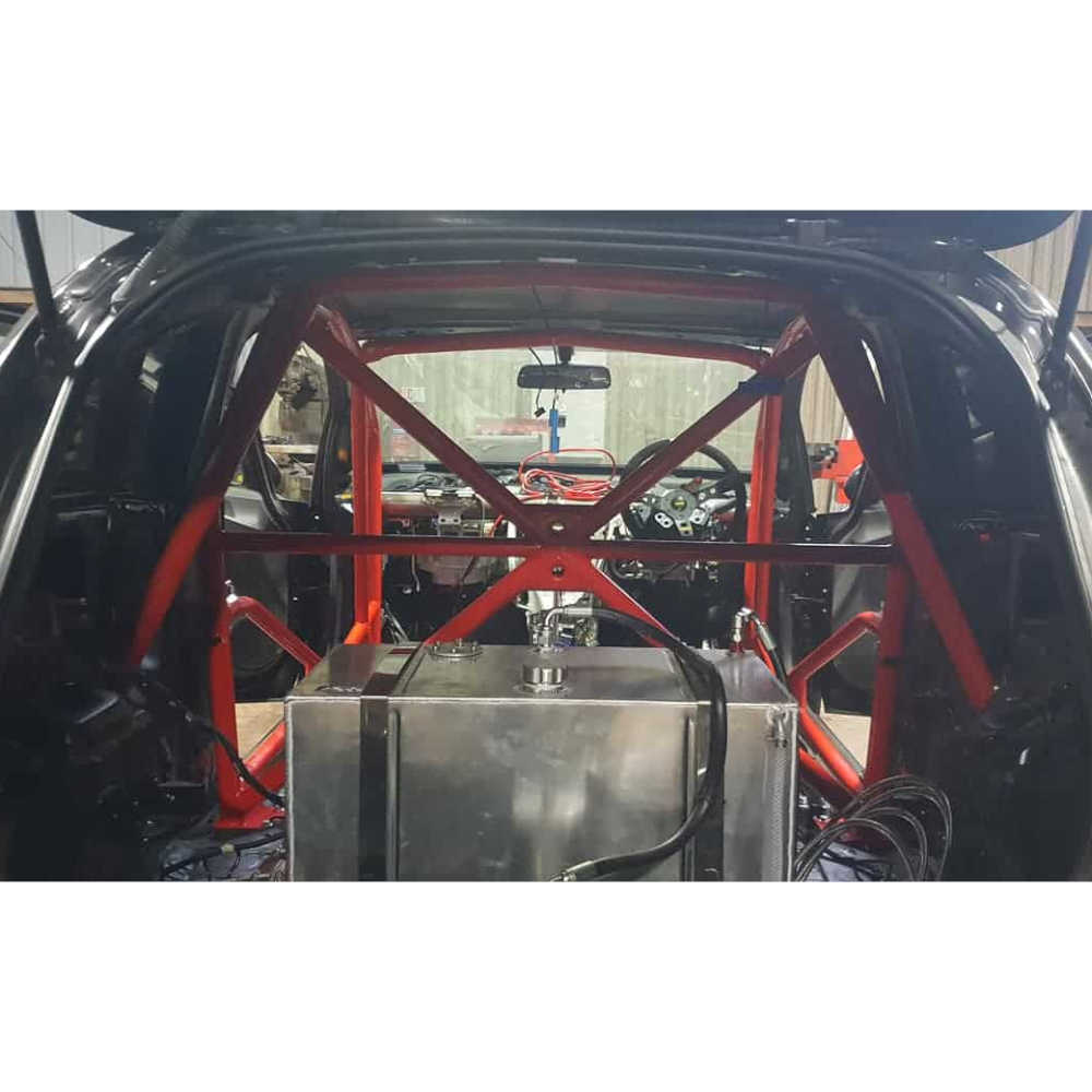 JP Vauxhall Corsa D/E VXR Bolt In Multipoint Competition Roll Cage fitted view