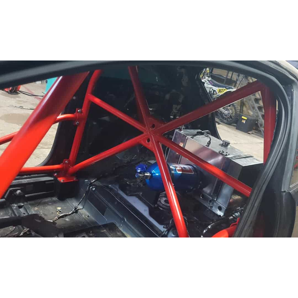 JP Vauxhall Corsa D/E VXR Bolt In Multipoint Competition Roll Cage fitted view