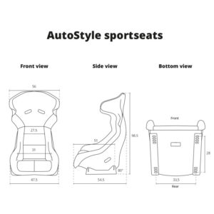 Auto Style Type FS Bucket Seat