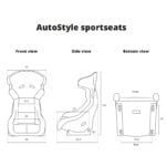 Auto Style Type JJ Bucket Seat