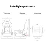 Auto Style Type T Reclining Seat – SS10W – GSM Performance 1