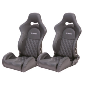 2 Cobra Misano Anniversary Reclining Sport Seats With Lumbar And Heating
