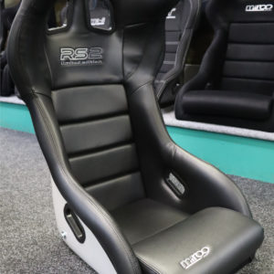 Mirco RS2 Black Vinyl With Grey Shell FIA Motorsport Seat