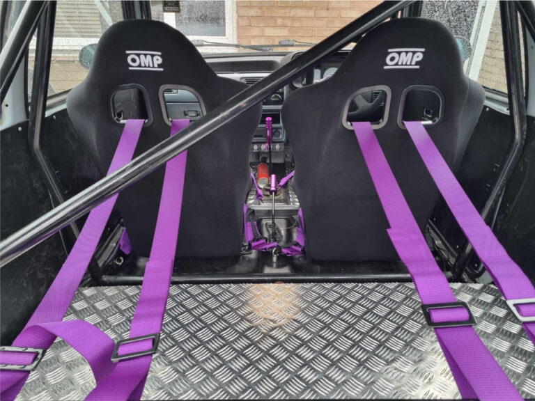 Customer Ford Escort with OMP TRS Velour Seats
