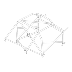 Custom Cages Ford KA International Multipoint T45 Roll Cage Kit
