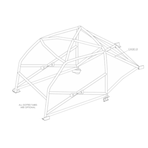 Custom Cages Ford Mustang International Historic T45 Roll Cage Kit