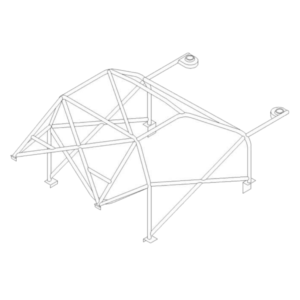 Custom Cages Honda Civic EG6 International Multipoint T45 Roll Cage Kit
