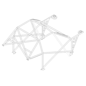 Custom Cages Honda Civic Inc Type R EK4 International Multipoint T45 Roll Cage Kit