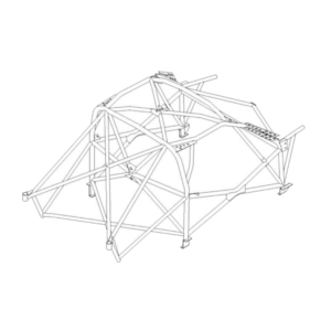 Custom Cages Honda Civic Inc Type R FN2 2007 (Race) International Multipoint T45 Roll Cage Kit