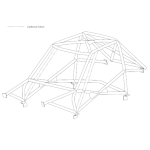 Custom Cages Mazda RX7 MK1 (FA/FB) Multipoint T45 Roll Cage Kit