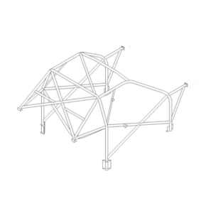 Custom Cages Mitsubishi Lancer Evo 3 International Multipoint T45 Roll Cage Kit