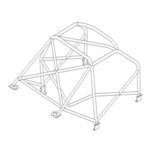 Custom Cages Nissan Skyline R33 Multipoint CDS Roll Cage Kit