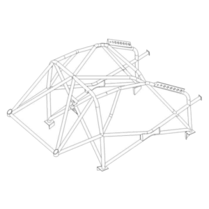 Custom Cages Peugeot 107 International Multipoint T45 Roll Cage Kit