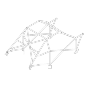 Custom Cages Peugeot 306 Challenge International Multipoint CDS Roll Cage Kit