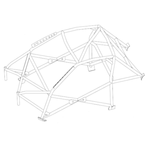 Custom Cages Porsche 996 International Multipoint T45 Roll Cage Kit