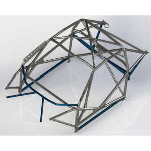 Custom Cages Porsche 997 Lightweight International Multipoint T45 Roll Cage Kit