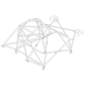Custom Cages Subaru Impreza GDB "Step 3" International Multipoint T45 Roll Cage Kit