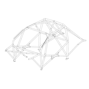 Custom Cages Subaru Impreza GVB GRPN International Multipoint T45 Roll Cage Kit