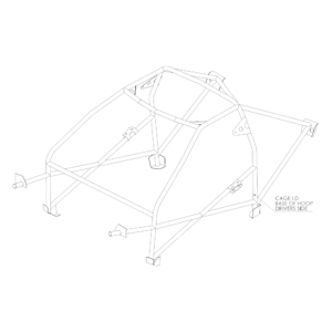 Custom Cages Subaru Legacy Factory Style Historic T45 Roll Cage Kit