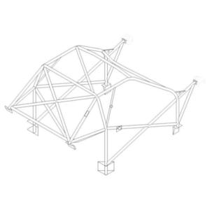 Custom Cages Subaru Legacy Historic T45 Roll Cage Kit
