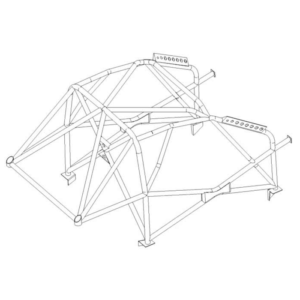 Custom Cages Toyota Aygo International Multipoint T45 Roll Cage Kit