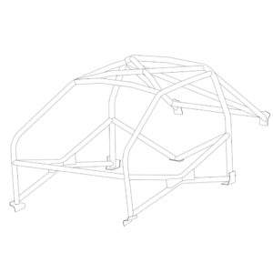 Custom Cages Alfa Romeo 75 GTV Coupe Multipoint T45 Roll Cage Kit