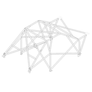 Custom Cages Vauxhall Corsa C (Pre-2000) International Multipoint T45 Roll Cage Kit