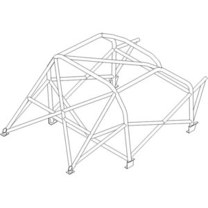 Custom Cages Volkswagen Golf MK4 R32 International Multipoint T45 Roll Cage Kit