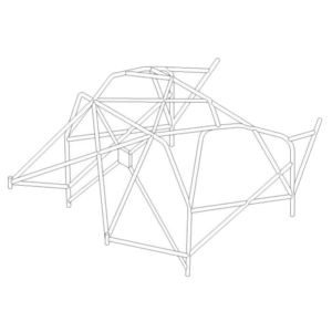 Custom Cages Volkswagen Golf MK5 International Multipoint T45 Roll Cage Kit