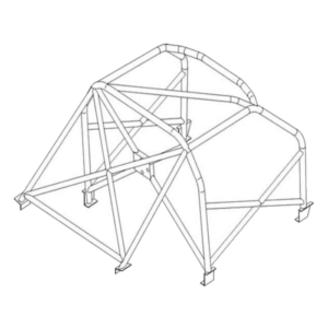 Custom Cages Volkswagen Polo 94-99 MK3 Type 6N International Multipoint CDS Roll Cage Kit