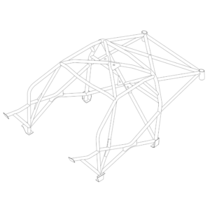 Custom Cages Audi TT MK3 Multipoint T45 Roll Cage Kit