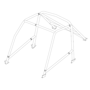 Custom Cages Austin Healey 100/4 Historic T45 Roll Cage Kit