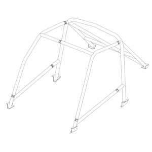 Custom Cages Austin Healey Historic CDS Roll Cage Kit