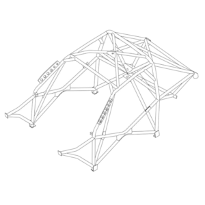 Custom Cages BMW 1 Series E81/E82/E87 International Multipoint T45 Roll Cage Kit