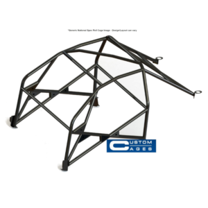 Custom Cages BMW E46 4 Door 6 Point National Spec CDS Roll Cage Kit