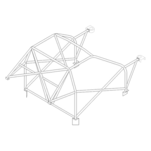 Custom Cages BMW M6 E24 Multipoint T45 Roll Cage Kit