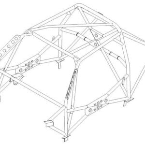 Custom Cages Alfa Romeo 147 GTA Multipoint CDS Roll Cage Kit