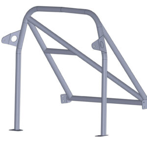 Custom Cages Fiat 500 2nd Gen Rear Half Bolt-in Roll Cage T45