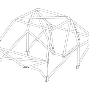 Custom Cages Ford Sierra Cosworth 'Factory Style' Multipoint 25CrMo4 Roll Cage Kit
