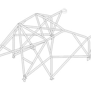 Custom Cages Honda Integra 'R' DC5 Multipoint T45 Roll Cage Kit