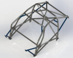 Toyota MR2 Mk3 00-07 Multipoint T45 Roll Cage Kit fitted view