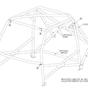 Custom Cages Mini International Historic T45 Roll Cage Kit