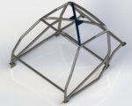 Porsche 911 Straight Door Bar Historic T45 Roll Cage Kit fitted view