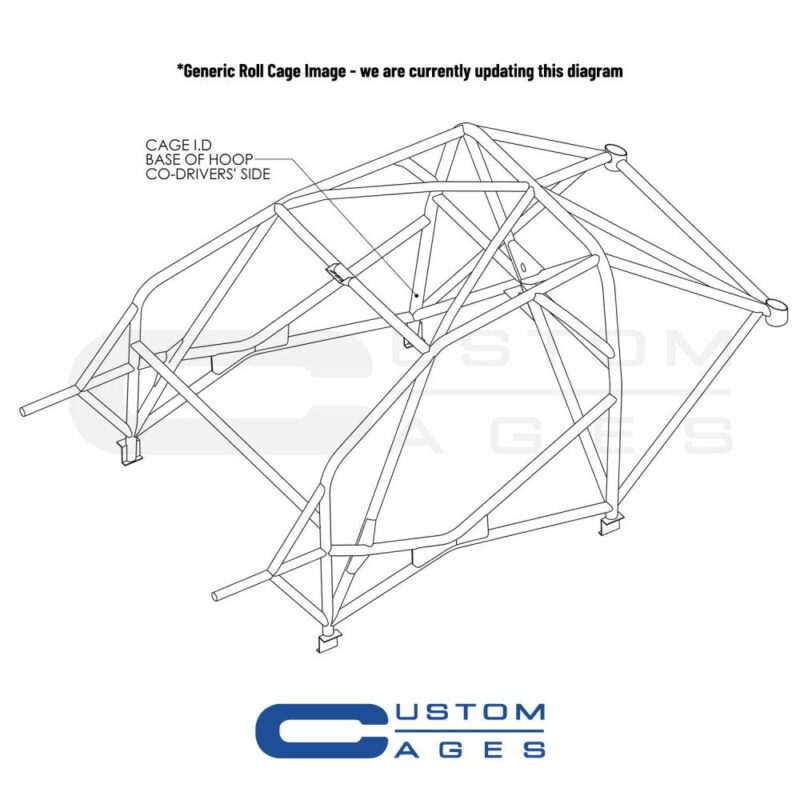 Porsche 944 Multipoint T45 Roll Cage Kit fitted view