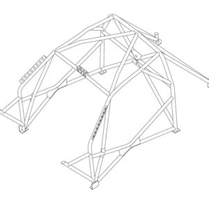 Custom Cages Renault Megane MK2 Multipoint T45 Roll Cage Kit