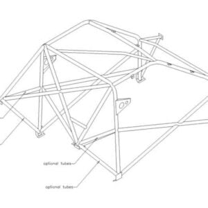 Custom Cages Simca Rallye Historic CDS Roll Cage Kit